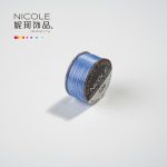 Blue Nicole Beading Thread – High-Quality Nylon Beading Line for DIY | Weavepop