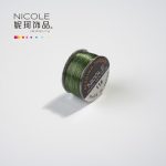 Army Green Nicole Beading Thread – Nylon Beading String for Bracelets & Necklaces | Weavepop