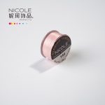 Light Pink Nicole Beading Thread – Soft Nylon Bead Weaving Cord | Weavepop