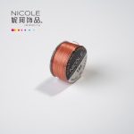 Coffee Brown Nicole Beading Thread – Smooth Nylon Beading String | Weavepop