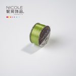 Green Nicole Beading Thread – Strong Nylon Cord for Beaded Jewelry | Weavepop