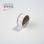 White Nicole Beading Thread – 100% Nylon Jewelry Cord, Made in Japan | Weavepop