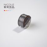 Gray Nicole Beading Thread – Nylon Beading Line for Jewelry Making | Weavepop