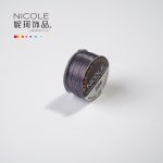Dark Gray Nicole Beading Thread – Strong Nylon String for Handcrafted Jewelry | Weavepop