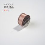 Dark Apricot Nicole Beading Thread – Soft Nylon String for Beading Projects | Weavepop