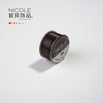 Gunmetal Black Nicole Beading Thread – Strong Nylon Beading Line for Bracelets | Weavepop