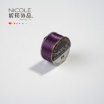 Deep Purple Nicole Beading Thread – Durable Nylon Cord for Crafting | Weavepop