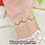 Bead bracelet kit B028 – worn view 1