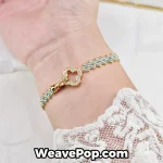Bead bracelet kit B028 – worn view 2