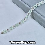mint flower photochromic bead bracelet kit B031 – MIYUKI seed beads