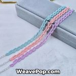 B039 bracelet DIY kit with seed beads and tube beads – finished handmade bracelet jewelry.