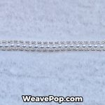 Close-up of Swarovski pearls and seed beads – woven bead bracelet detail B047