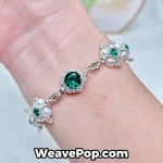 Elegant silver pearl bracelet close up – bead bracelet kit