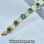 pearl cz beaded bracelet kit diy jewelry